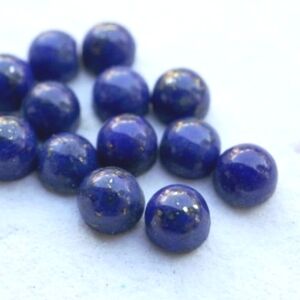 Genuine Lapis Lazuli Round Cabochons (3)